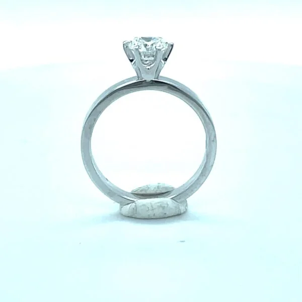 Elegancki Pierścionek Crystal Coronet z Złota 14k i Brylantowej Korony