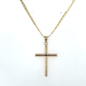 Złota zawieszka Divine Line – klasyczny krzyżyk ze złota 14k