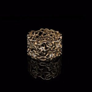 Pierścionek Liora Belle ze złota 14k z brylantami